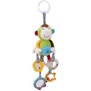 Jjovce Pasgeboren Baby Jongen Meisje Leuke Katoenen Opknoping Rammelaars Baby Animal Uil Beer Aap Hand Bell Kids Knuffel Ontwikkeling