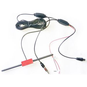Auto TV Antenne Tuner DVBT Radio Versterker IEC Connector Plug voor Auto Dash DVD Hoofd