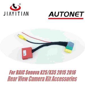JIAYITIAN achteruitrijcamera Adapter kabel Voor BAIC Senova X25 X35 Originele Scherm Video Input RCA Kabel backup accessoire kit