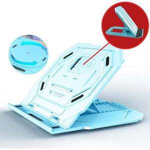 Folding Laptop Stand 360 Graden Roterende Hoogte Verstelbare Notebook Cooling Pad Boek Stand Omvat Mobiele Telefoon Houder