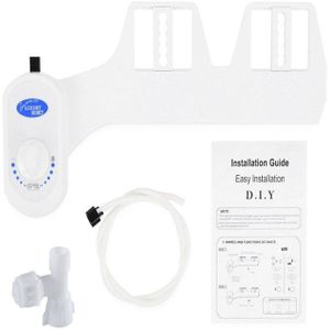 Wassen Verstelbare Wc Warm En Koud Antibacteriële Dual Nozzle Mechanische Bidet Waternevel Druk Temperatuur Hygiënisch