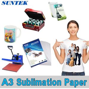 100 Sheets A3 Formaat Sublimatie Papier voor 3D Sublimatie machine Inkt Printer Hoge Overdrachtssnelheid Mok, Glas Rock