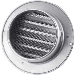 Muur Ventilatierooster Ducting Ventilatie Extractor Outlet Lamellen Halfrond 304 Rvs Air Vent Cover Hood Outlet