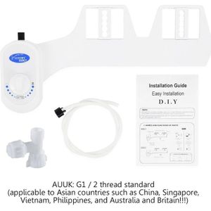 Bidet Sproeier Bidet Toilet Seat Attachment Zelfreinigende Enkele Nozzle Verse Waternevel Non-Elektrische