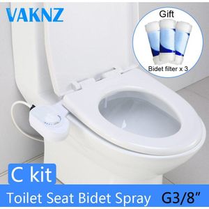 Echt Vaknz Toiletbrillen bidet bidet kraan eenvoudige schoon toilet seat