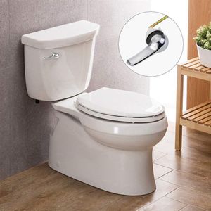 Toilet Tank Reparatie Kit Omvat Chrome Flush Deurkruk Bouten En Staal Flapper Kettingen Voor Meest Front Mount Toiletten