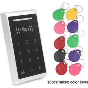 125Khz Rfid Card Backlight Touch Toegangscontrole Toetsenbord Em Kaartlezer Deurslot Opener Wiegand 26 Uitgang Proximity Kaart reader