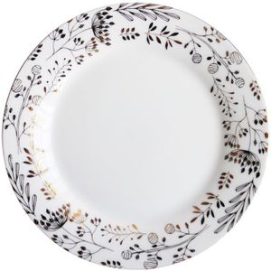 Britse Keramische Gouden Bladeren Verse Delicate Plaat/Dessertbord/Decoratieve Plaat