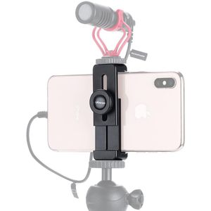 Ulanzi ST-02L Smartphone Vlog Telefoon Mount Koude Schoen Voor Microfoon Vlogging Telefoon Stand Houder 1/4 Schroef Voor Iphone Android R30