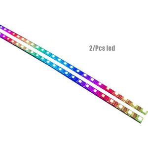 RGB Aurora Koelventilator 120mm 6Pin Controller LED Strip Ring Voor Computer Waterkoeler Prachtige Kleur Verstelbare Radiator fan