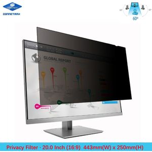 20 inch Privacy Filter Screen Protector Film voor Breedbeeld Desktop Monitoren 16:9 Verhouding