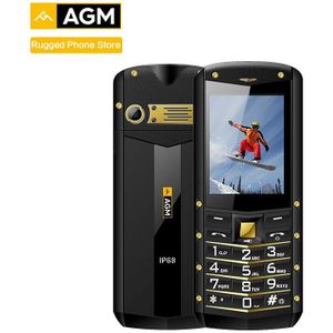 AGM M2 IP68 Waterdicht 2.4 inch 2G GSM Bar Telefoon Dual Sim-kaart Bluetooth FM Oude Man Student Kind business Toetsenbord Telefoon