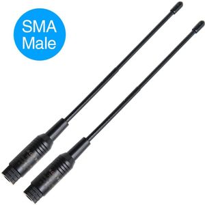 Nagoya NA-701 Sma-Male Dual Band 144/430Mhz Antenne NA701 Voor Baofeng Tyt TH-UVF8D TH-UVF9D TH-UV8000D/ E Wouxun Walkie Talkie