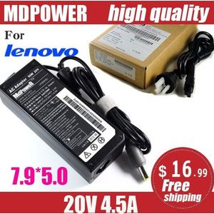 Mdpower Voor Lenovo Thinkpad T400s T400s T410 T410i T420 Notebook Laptop Voeding Ac Adapter Charger Cord 20V 4.5A