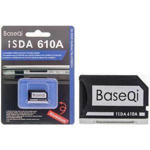 Originele BASEQI Aluminium MiniDrive Micro Sd Adapter Metalen Kaartlezer Voor Notebook Asus ZenBook Flip Ninjadrive 610A