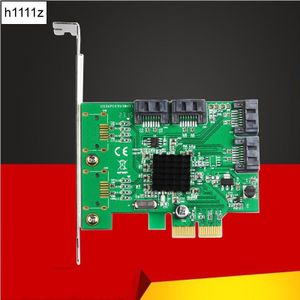 Voeg Op Kaarten SATA Raid Kaart PCI-Express 4-Poorten HyperDuo SATA III RAID Controller Card Marvell 88SE9230 met Low Profile Bracket