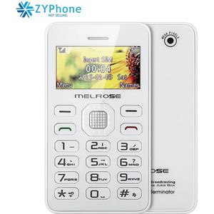Melrose G1 1.7 Inch Kaart Telefoon Mini Muziek Pocket Mobiele Telefoon Terug Camera Fm MP3 Afspelen Bluetooth Alarm Kalender Rekenmachine