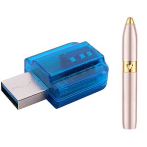 1 Set Usb Bluetooth O Ontvanger Zender 2 In 1 3.5 & 1 Set Pijnloos Usb Elektrische Wenkbrauw Trimmer
