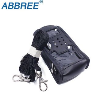 Leather Soft Case Cover Abbree Walkie Talkie Draagbare Ham Radio UV-5R UV-5RA UV-5RE DM-5R Plus Twee Manier Radio