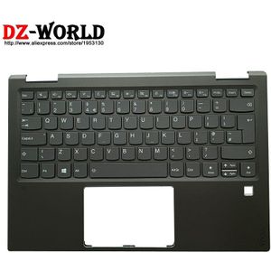Uk Engels Verlicht Toetsenbord Met Nieuw/Orig Shell C Cover Palmrest Bovenste Case Voor Lenovo Ideapad Yoga 720-13IKB Laptop 5CB0N67813