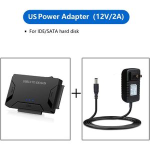 Usb 3.0 Naar Sata Ide Ata Data Adapter 3 In 1 Voor Pc Laptop 2.5 ""3.5"" Hdd Harde disk Driver Met Power