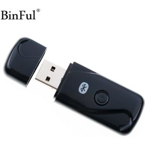 Binful Bluetooth Adapter USB Dongle voor Computer PC Draadloze Headset Bluetooth Speaker 4.2 Muziek Ontvanger USB Bluetooth Adapter
