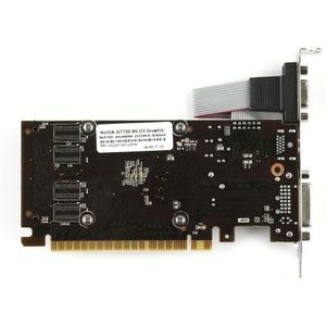 Top 2 GB DDR3 DVI VGA HDMI PCI-E Low profile Videokaart