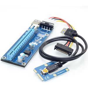 Mini PCIe pci express 16X Riser voor Laptop Externe Video Card EXP GDC Miner mPCIe naar Pci slot Uitbreiding kaart