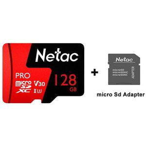 Netac Microsd 128 gb P500 Pro Klasse 10 geheugenkaart microSDXC V30 U3 UHS-I Flash Card 128 gb voor mobiele telefoon