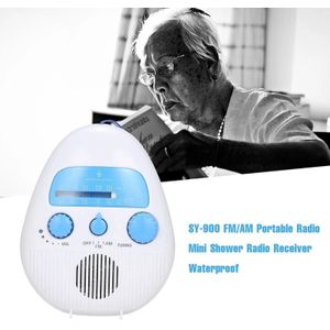 SY-900 Fm/Am Draagbare Radio Mini Douche Radio Ontvanger Waterdicht