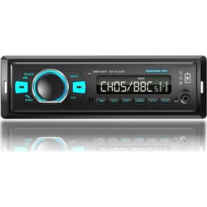 Dr-9 1 Din Auto Stereo Radio Dab/Dab +/Fm Ontvanger Auto Digitale Radio Systeem BT4.2 U-Disk Tf Crad MP3 Speler Dual Usb-poort