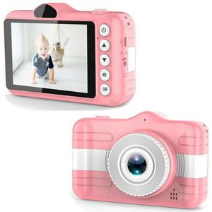 3.5 Inch Full Hd 1080P Kids Kinderen Mini Digitale Camera Voor En Achter Camera 32Gb Geheugenkaart Camcorder voor 3-10 Jaar Oud