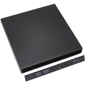 Usb 2.0 Externe Blu-Ray BD-ROM BD-RW Dvd/Rw CD-ROM Behuizing Case 12.7Mm Ide Interface Voor Laptop Optische Schijf drive