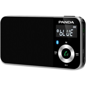 Panda 6210 Draadloze Bluetooth Speaker TF Card lithium Batterij Mini Portable Handsfree Radio