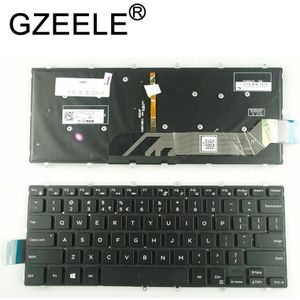 GZEELE Engels laptop verlicht toetsenbord voor Dell LATITUDE 2 IN 1 3379 3490 toetsenbord backlight