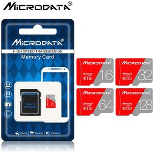 Geheugenkaart Micro Sd Tf Card 8 16 32 64 128 256 Gb Klasse 10 Flash Microsd 8Gb 16gb 32Gb 64Gb 128Gb 256 Gb Voor Smartphone Adapter