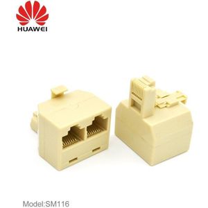 8p8c male naar 2 vrouwelijke ethernet kabel rj45 connector