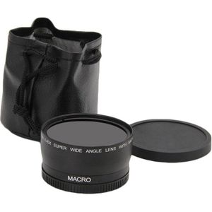 Groothoek En Macro Lens 58 Mm 0.45X0.45 Voor Canon Eos 350D/400D/450D/500D/600D