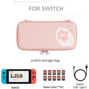 Nintend Switch Cute Cat Paw Case Hardshell Slim Travel Carrying Storage Bag for Nintendo Switch Nintendoswitch Accessories
