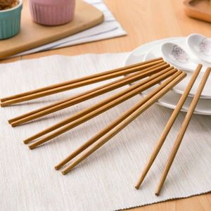 10Pairs Natuurlijke Houten Eetstokjes Gezonde Bamboe Chop Sticks Keuken Servies Sushi Voedsel Stick Herbruikbare Chinese Stokken