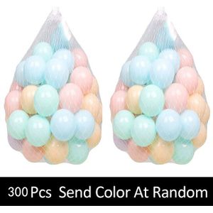 300 Pcs Milieuvriendelijke Kleurrijke Zachte Plastic Water Zwembad Ocean Wave Ball Baby Grappig Speelgoed Speelhuis Buiten Speelgoed Oceaan Bal 5.5 Cm