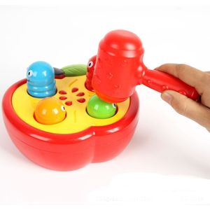 Klop Rups Baby Plastic Hamer Speelgoed Peuter Whack-A-mole Funny Family Game Hameren Lawaaimaker Speelgoed Voor kinderen