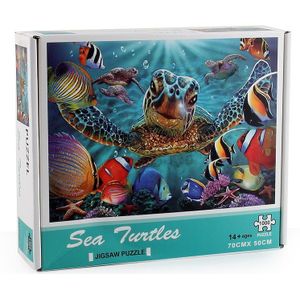 Zee Schildpad Puzzel 1000 Stuks Puzzel Voor Volwassenen Kids