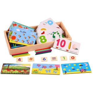 1 Set Kinderen Count Rekenkundige Sticks Figuur Rekenen Math Cognitieve Puzzels Vroeg Leren & Onderwijs Puzzel Speelgoed