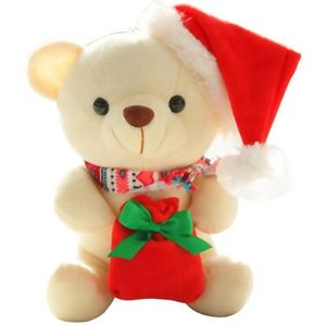 Mooie Katoen Xmas Bear Kerstman Elanden Musical Pop Hangers Ornamenten Partij Decoratie Creatieve Kinderen Favoriete