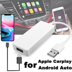 Wit Dongle Gps Usb Adater Smartphone Connect Car Display Kaart/Muziek/Navigatie Auto Ontvanger Voor Android Iphone Auto-Play App