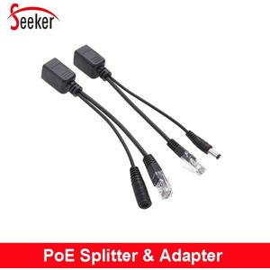 10 stks/5 pairs PoE Power Splitter Kabel Passieve Ethernet Switch Adapter RJ45 Connector voor Cctv Netwerk IP Camera