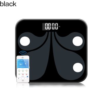 Bluetooth Lichaamsvet Schaal USB Oplaadbare Smart Digitale Badkamer Weegschaal met Smartphone App Draadloze BMI Schaal