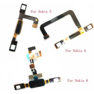 Voor Nokia 5 6 8 Home Button terug Sleutel Touch ID Vingerafdruk Sensor Flex Kabel Onderdelen