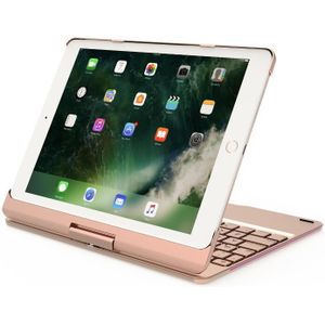 Voor Ipad 9.7 ''Draaien Kleurrijke Backlight Wireless Bluetooth Keyboard Case Cover Voor Ipad Air 2 1 Abs + Pc Fundas